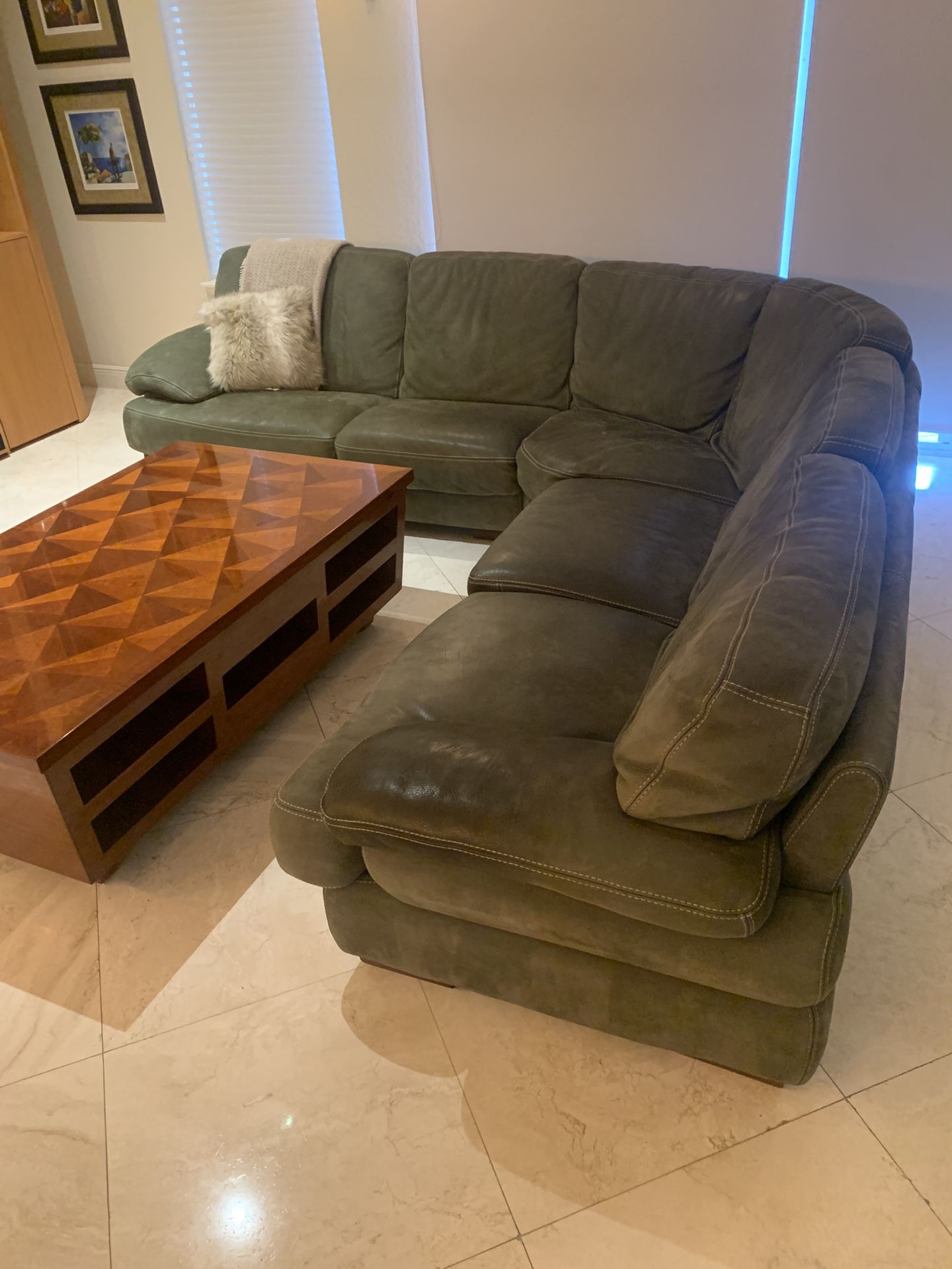 Leather Sectional Couch/Sofa - REDUCED!!