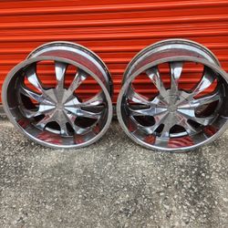 Set Of Mirror 22 Inch Rims 