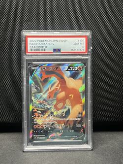 2022 Pokemon Japanese Sword & Shield Star Birth Fa/Charizard V #103 PSA 10