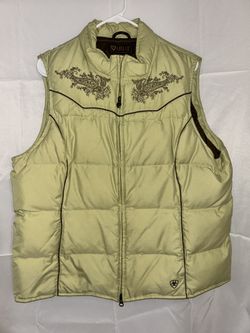 Ariat Women’s Quilted Western Duck Down Puffer Vest 
