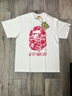 White with pink bape shirt
