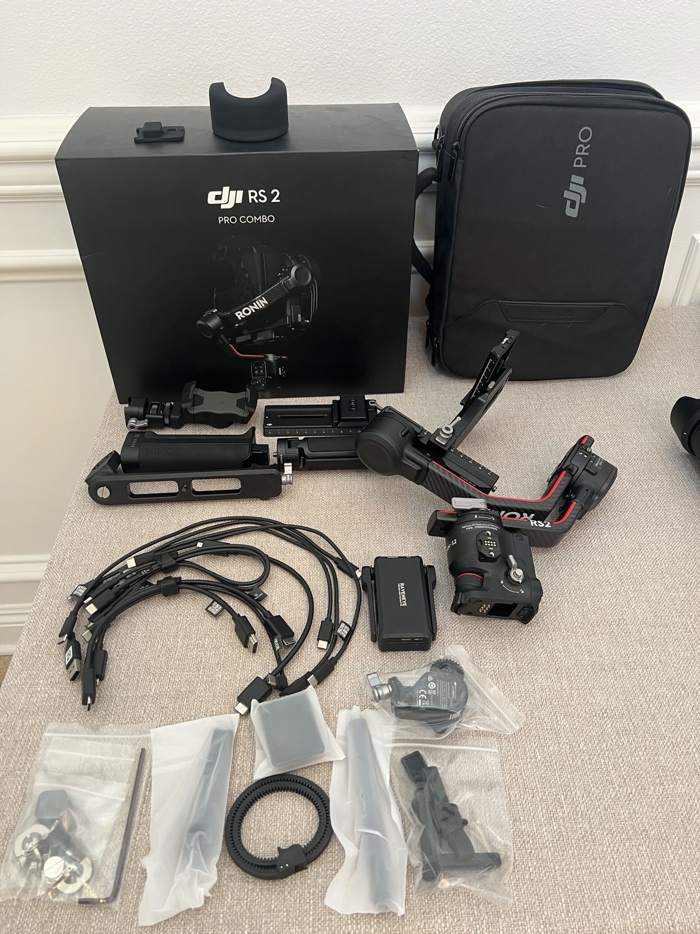 DJI RS 2 Pro Combo Gimbal With Extras – $425 (Like New)