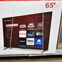 65” TCL Smart 4K Led Uhd Tv