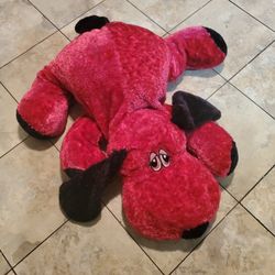 Dan Dee Large Pink/Red Dog