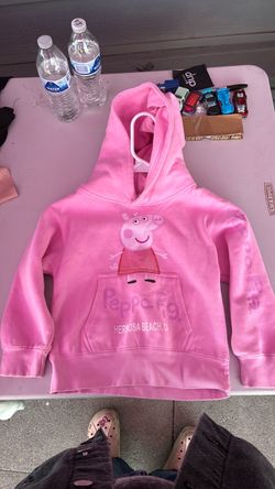 Peppa Pig Kids Hoodie Sweatshirt Pink