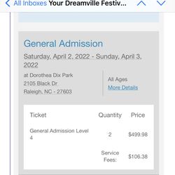 Dreamville Festival Tickets 