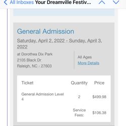 Dreamville Festival Tickets 