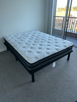 Queen Mattress with Frame