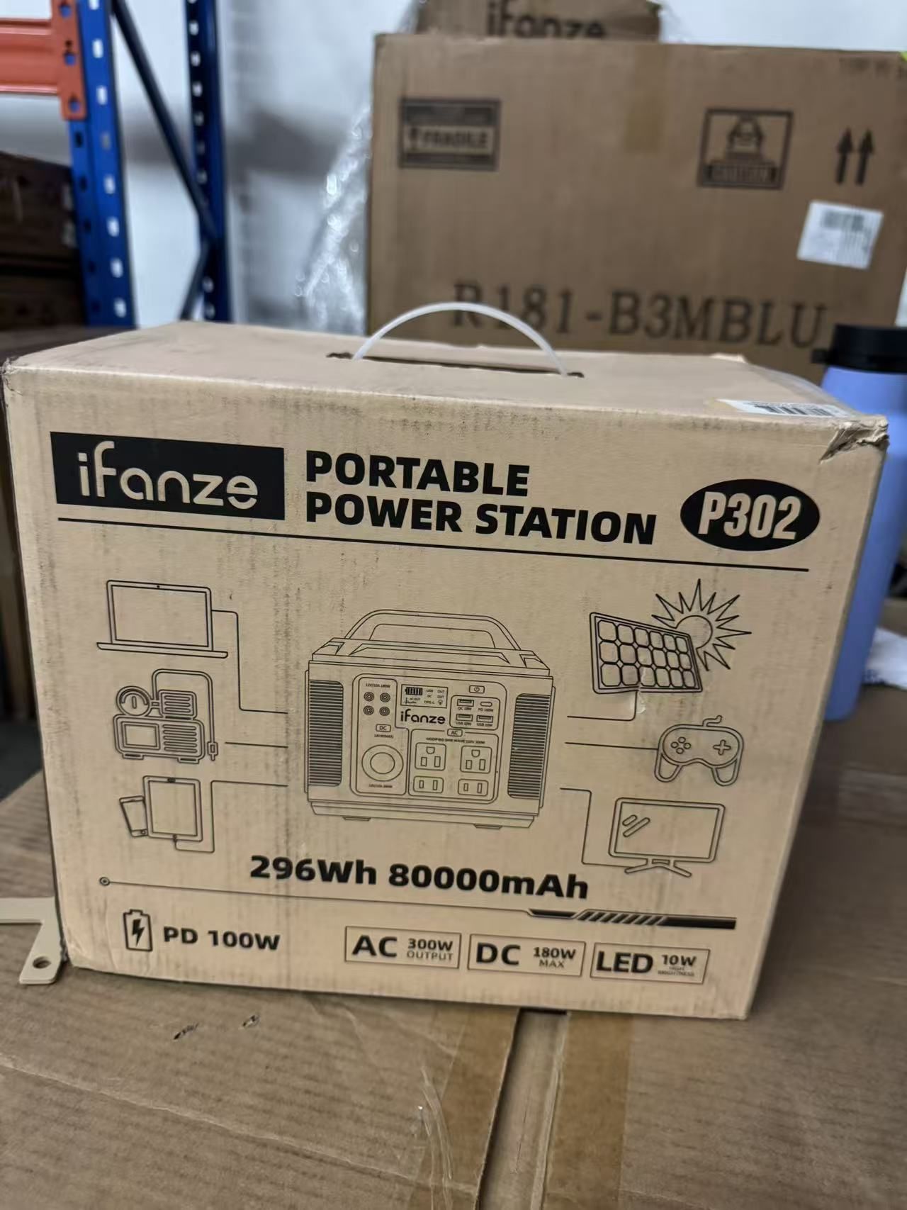 Brand New Ifanze Portable Power Station β P302 π