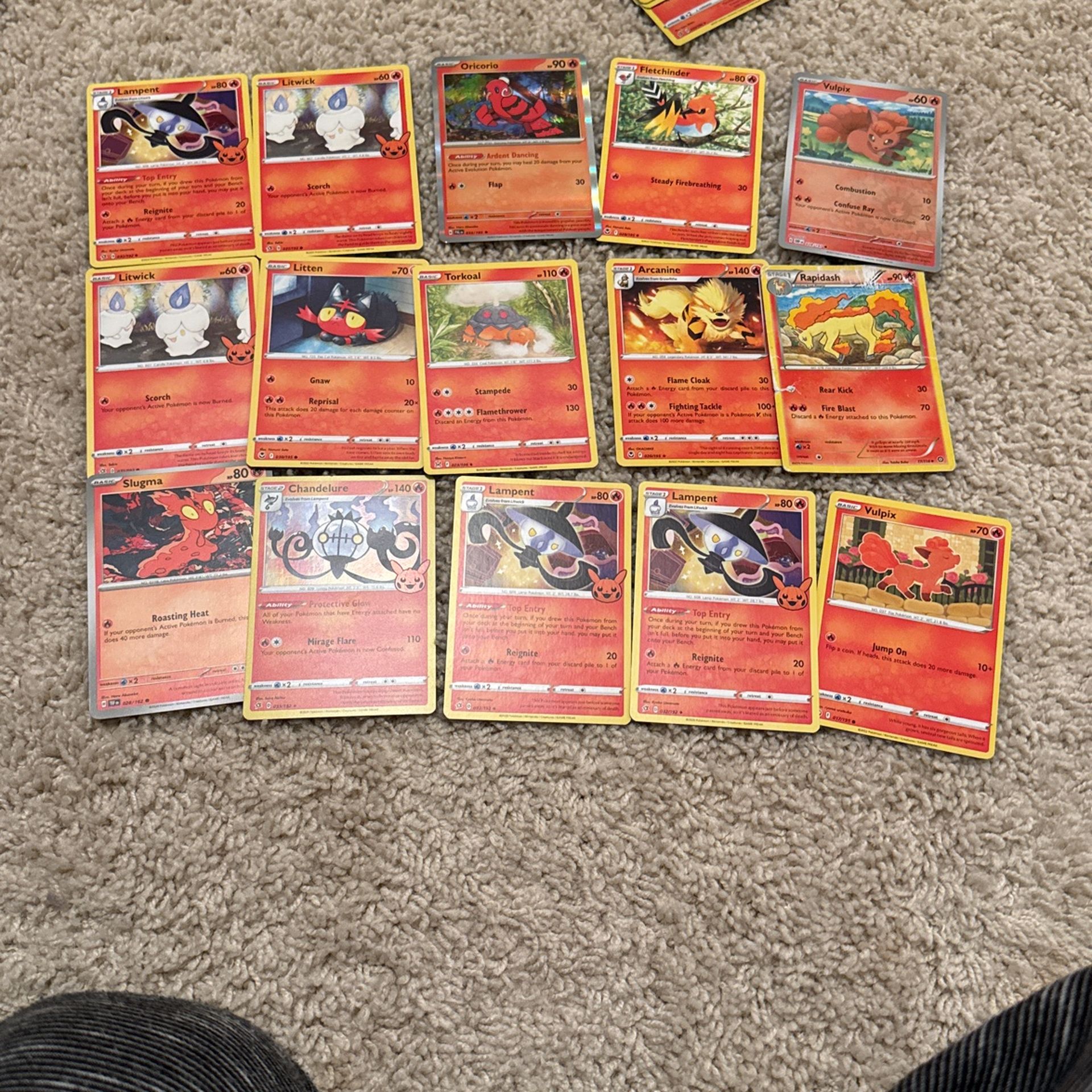 Fire Type Pokemon Cards