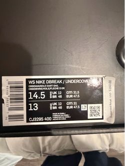 Nike DayBreak Undercover SIZE 13M