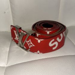 Supreme X Louie Vuitton Belt Authentic 