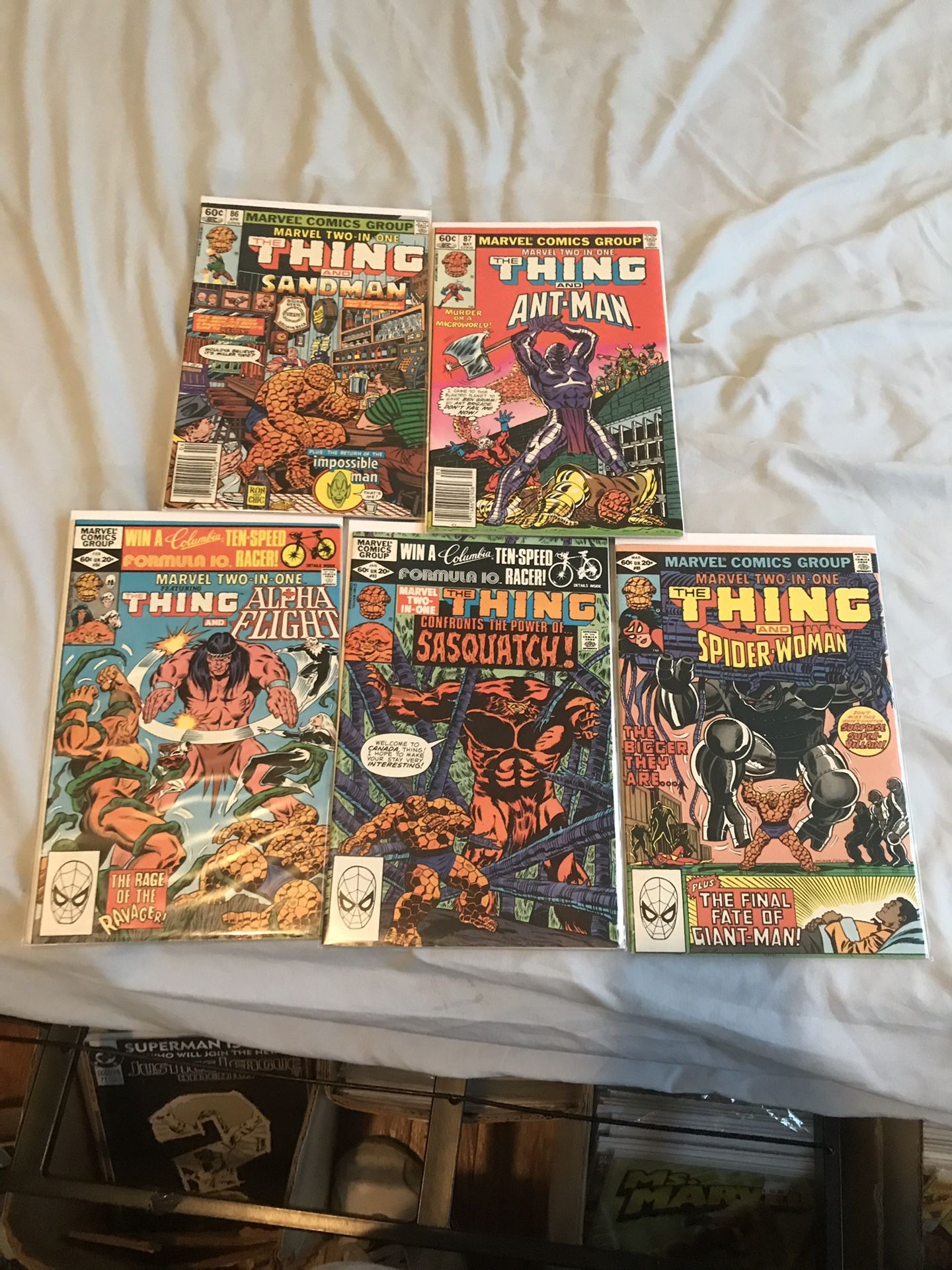 Marvel two in one 83-87 comics
