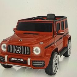 Licensed Mercedes Benz g63 kids red car