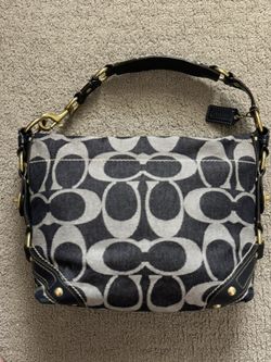 Coach Carly Signature Denim Hobo