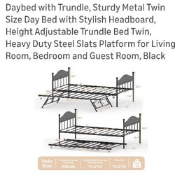 Twin Daybed w/Trundle