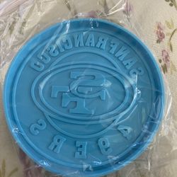San Francisco 49ers coaster resin mold