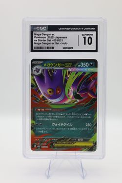 Mega Gengar ex CGC 10 Gem Mint Holo Pokemon Card