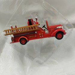 Hallmark Fire Truck Ornaments 
