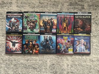 4K Movies $9 each or 3 for $25