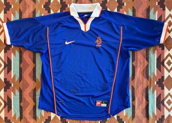 Nike Netherlands Holland Dutch 1998/2000 Vintage Away Jersey Men’s XL Made in UK