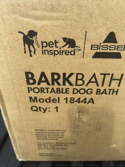 Bark bath From Bissel Dog Washing System