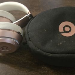 Pink Beats Wireless Headphones 