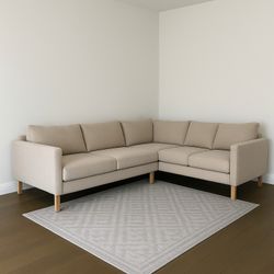 Ikea Light Beige Sectional Couch Sofa