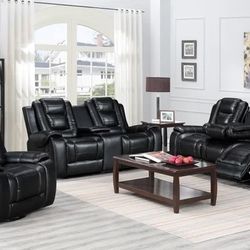 Jordan2018 - 3PC Reclining Set🔥 Financing $39 Down