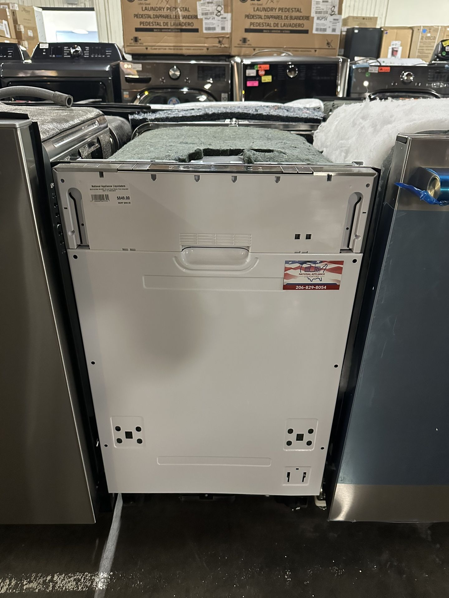 Bertazzoni 18in Panel Ready Dishwasher - Fully Integrated.