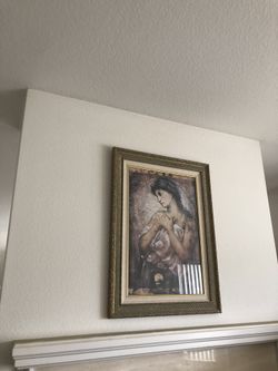Beautiful framed picture