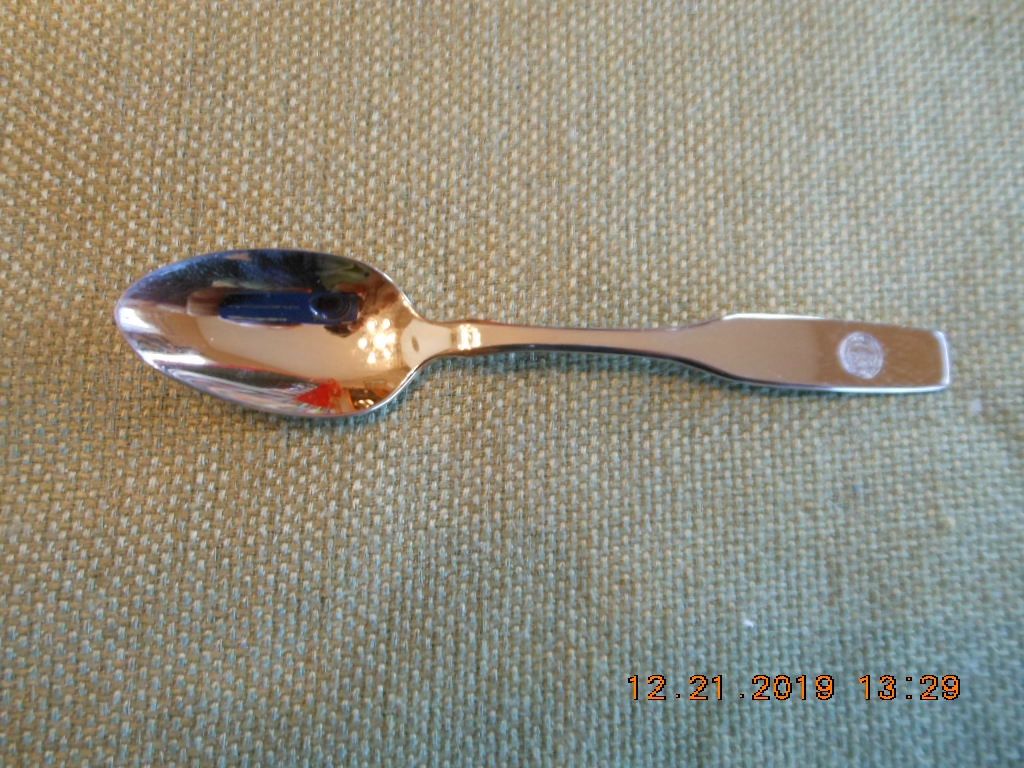 Oneida Sterling Silver Commemorative Kiwanis International Demitasse Spoon