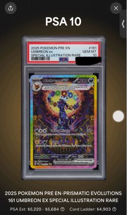 Prismatic PSA 10 Umbreon SIR