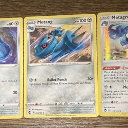 Pokémon 3 card game monster Nintendo metang metagross monster type