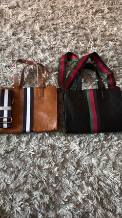 The Threaded Pear Tote Bag Set - 1 NEW & 1 Slightly