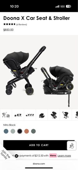 Doona X Car Seat & Stroller