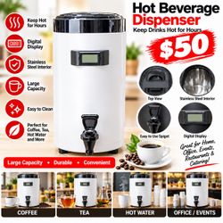 🔥 Brand New White Hot Beverage Dispenser – Only $50!
