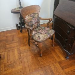 2 Hand Made Upholstered Captains Chairs