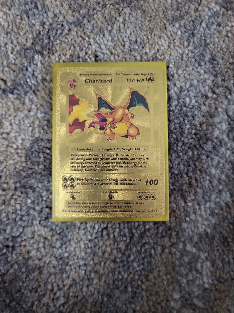 1999 Charizard Gold Foil - buitengewoonvitaal.nl