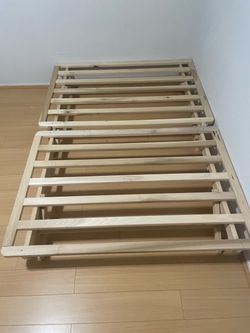 Full-Bed Wooden Folding Frame