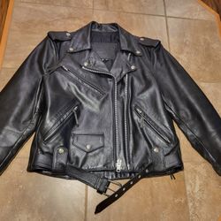 Harley Davidson Leather Motorcycle Jacket Women's Size M