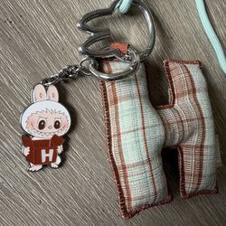Labubu ‘H’ Keychain