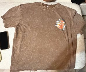 Acid Wash Graphic T-Shirt