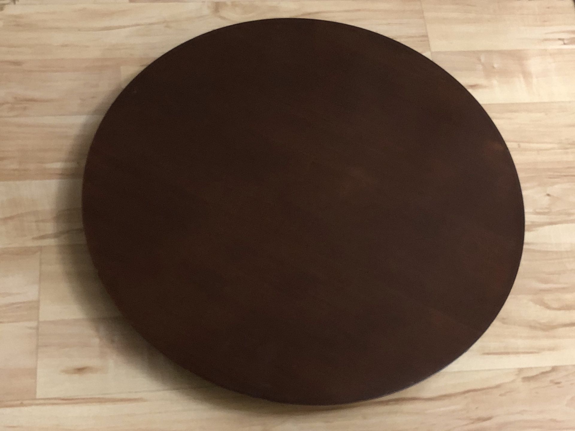 22 Inch Solid Wood Spinning Lazy Susan Kitchen Decor Maple