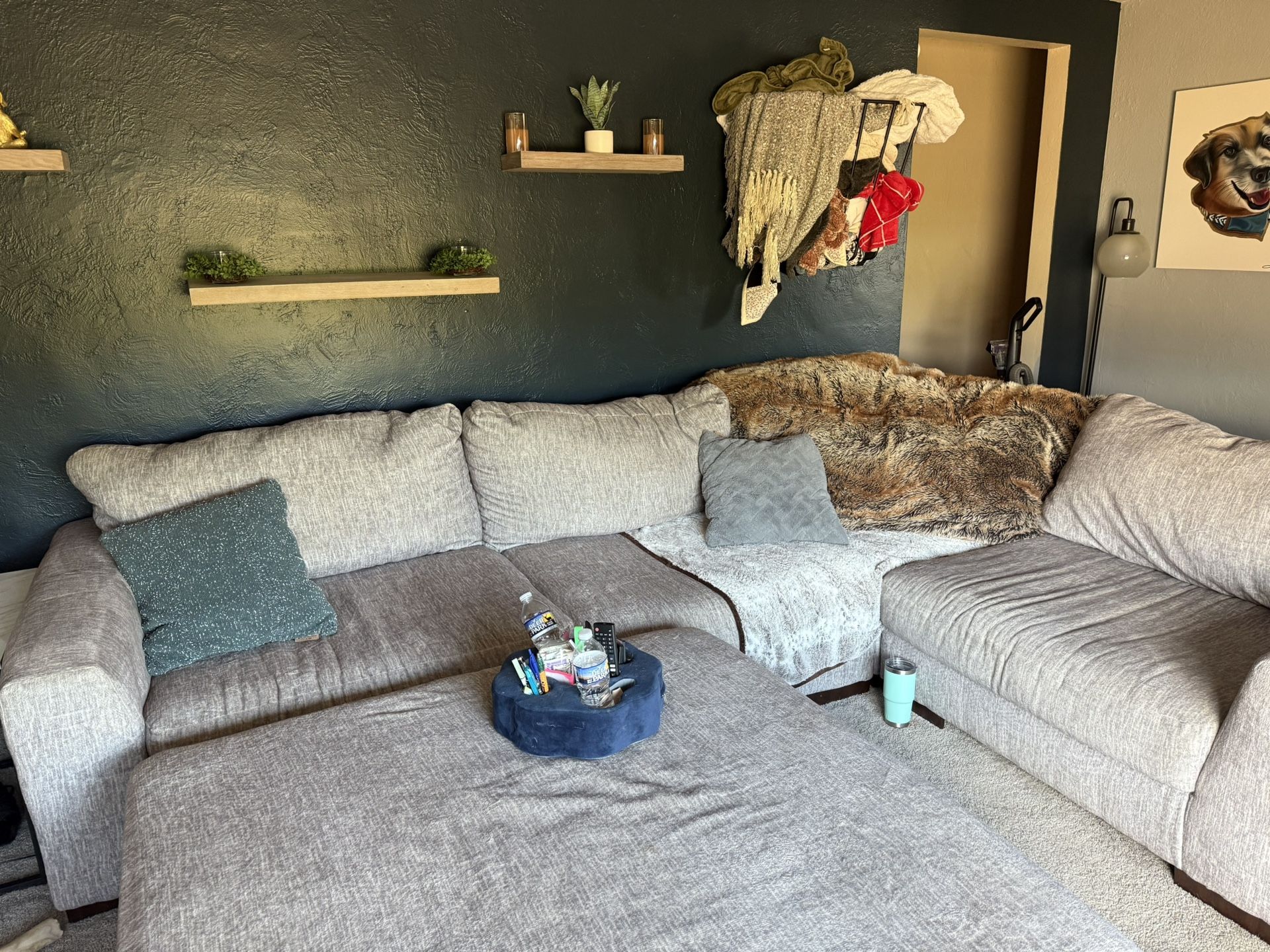 Large Sectional & Ottoman