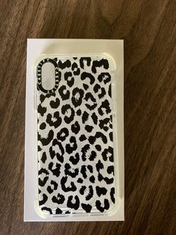 Casetify cheetah print iPhone X phone case