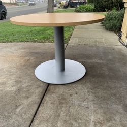 Steelcase 42” round heavy duty commercial meeting / conference tables