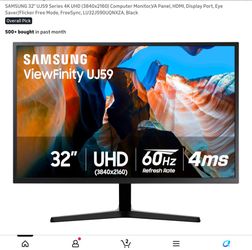Samsung View Infinity 32 inch 4k UHD Monitor
