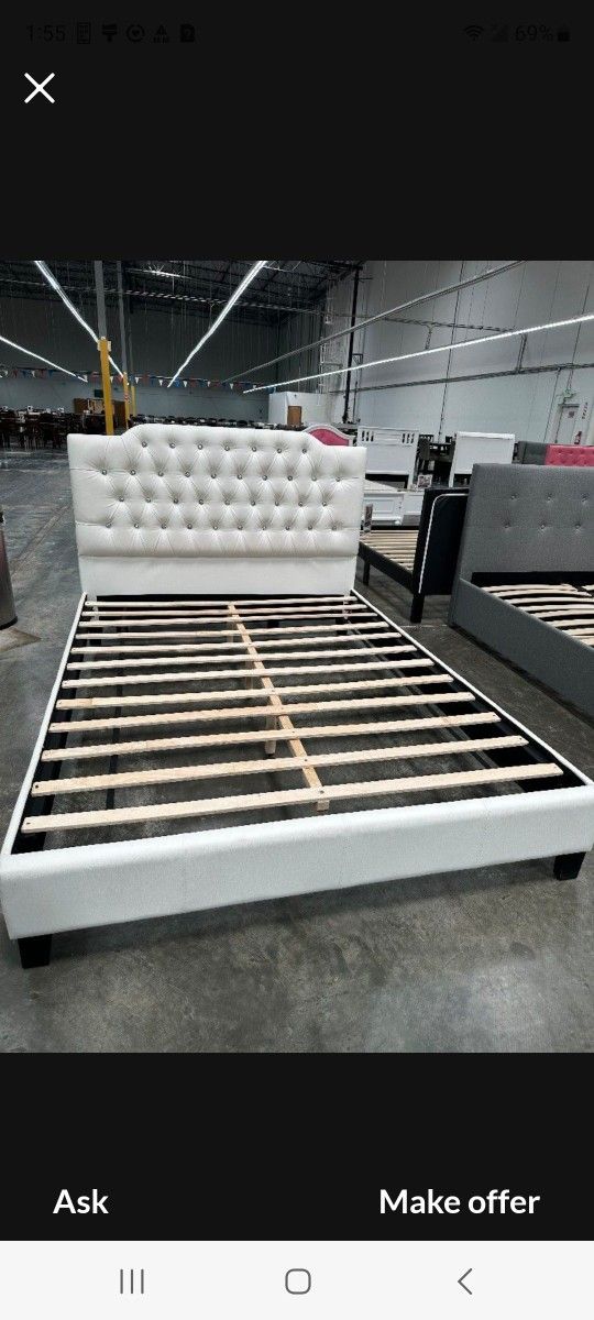 Full White Crystal Button With Ortho Matres!!