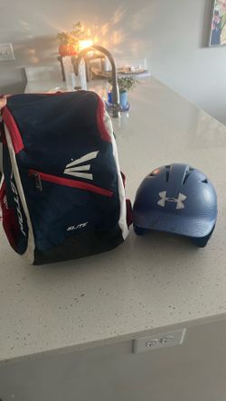 Easton Ball Bag & Baseball Helmet
